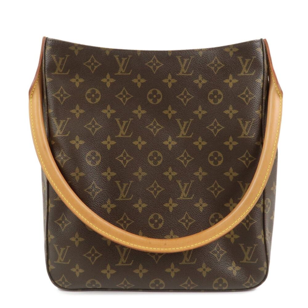Louis Vuitton Monogram Looping GM Shoulder Bag Brown